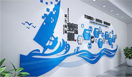 庐山市海浪主题文化墙如何设计？
